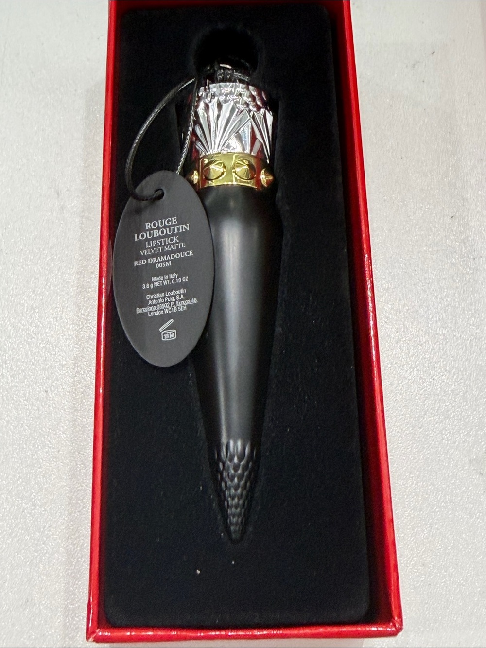 Christian Louboutin Rouge Dramaduoce Lipstick - Red Box